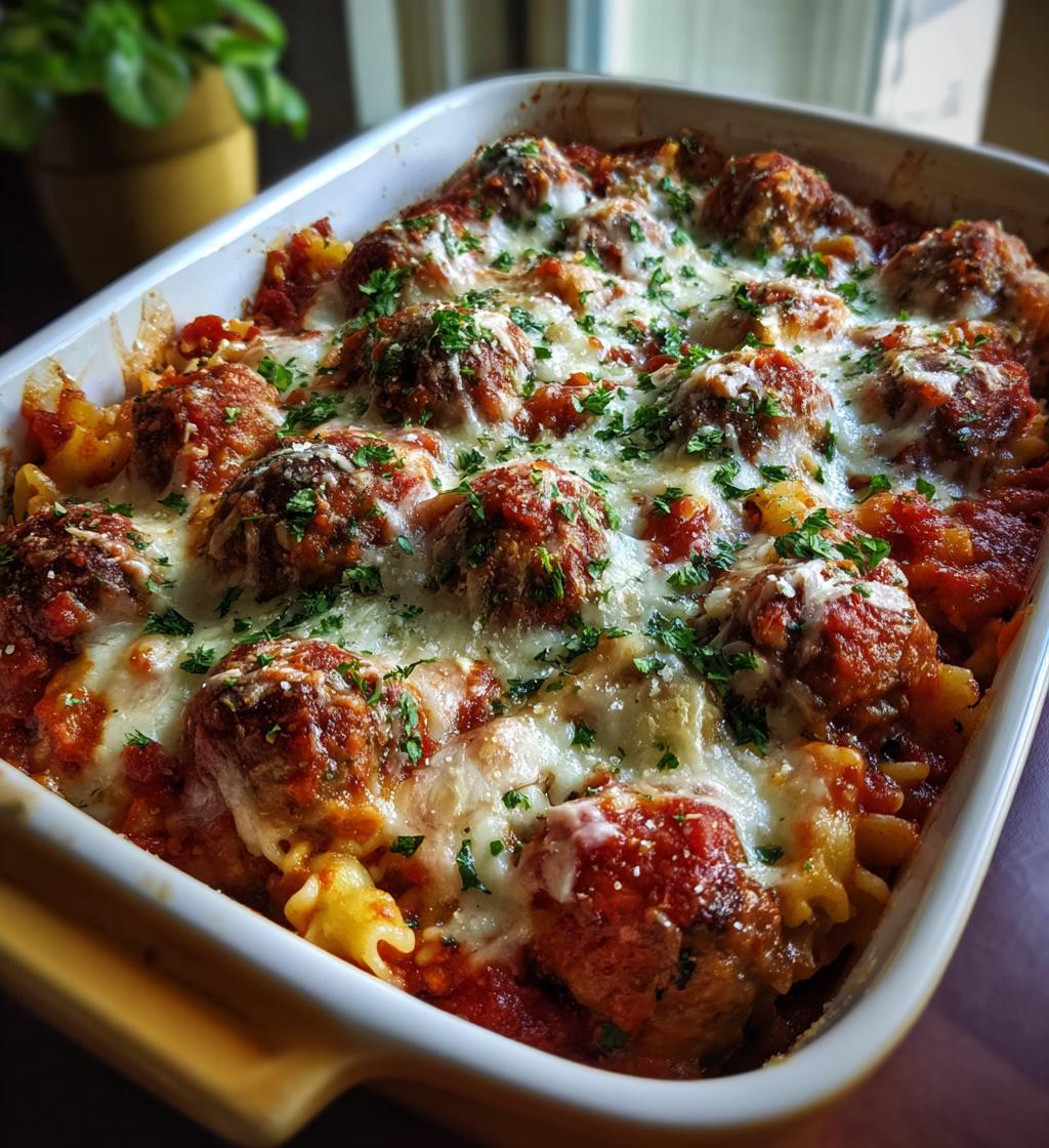dump and bake your way to a fantastic meatball casserole - detail 1