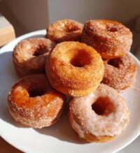 easy baked pumpkin spice donuts