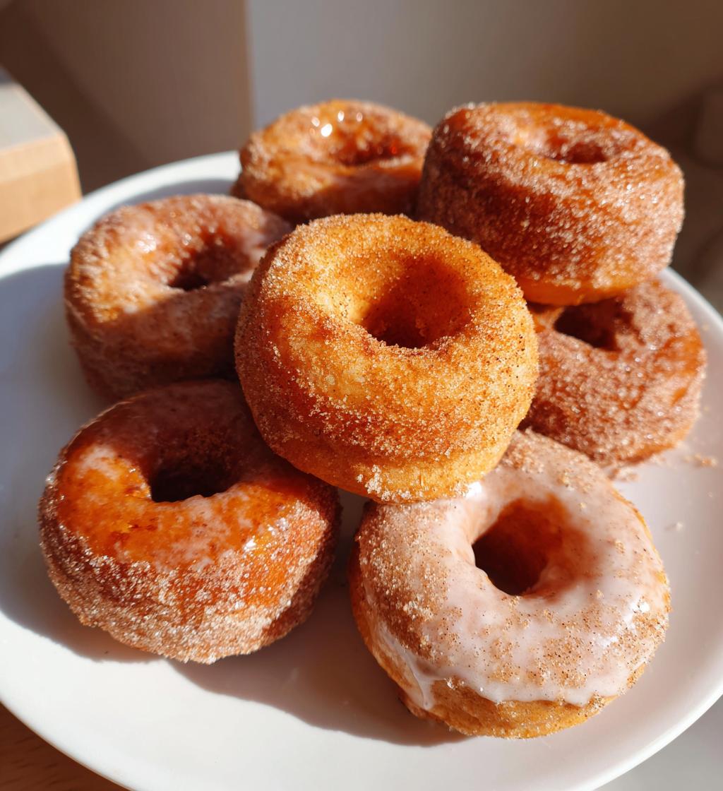 easy baked pumpkin spice donuts
