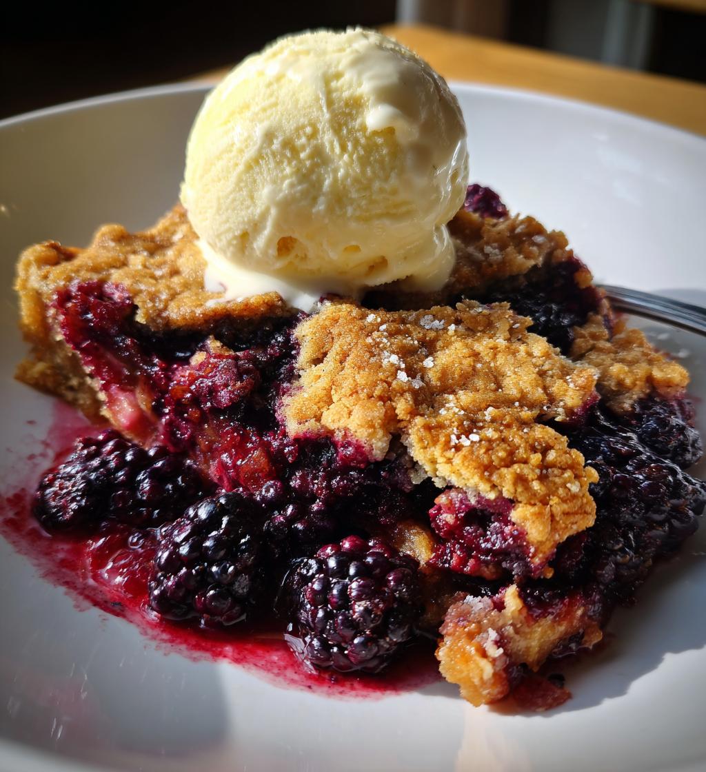 easy blackberry cobbler