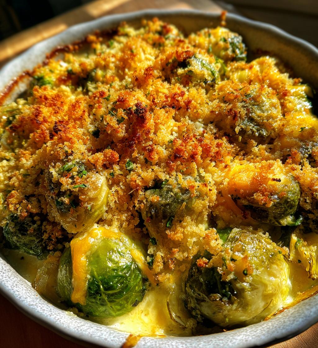 easy brussels sprouts casserole recipe