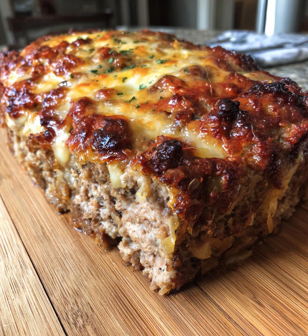 easy french onion meatloaf ingredients for a flavorful dinner
