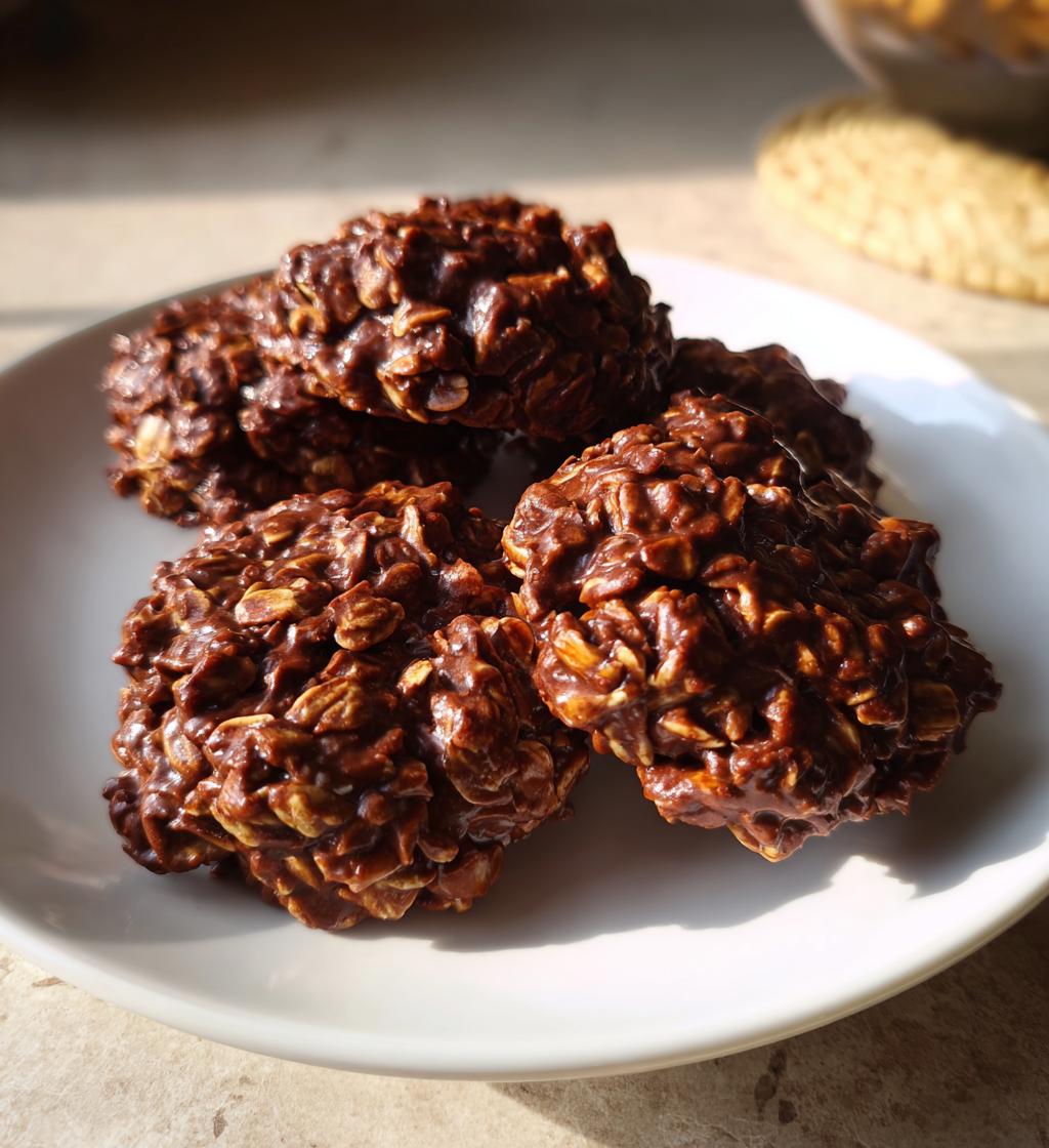 easy no bake cookies - detail 1