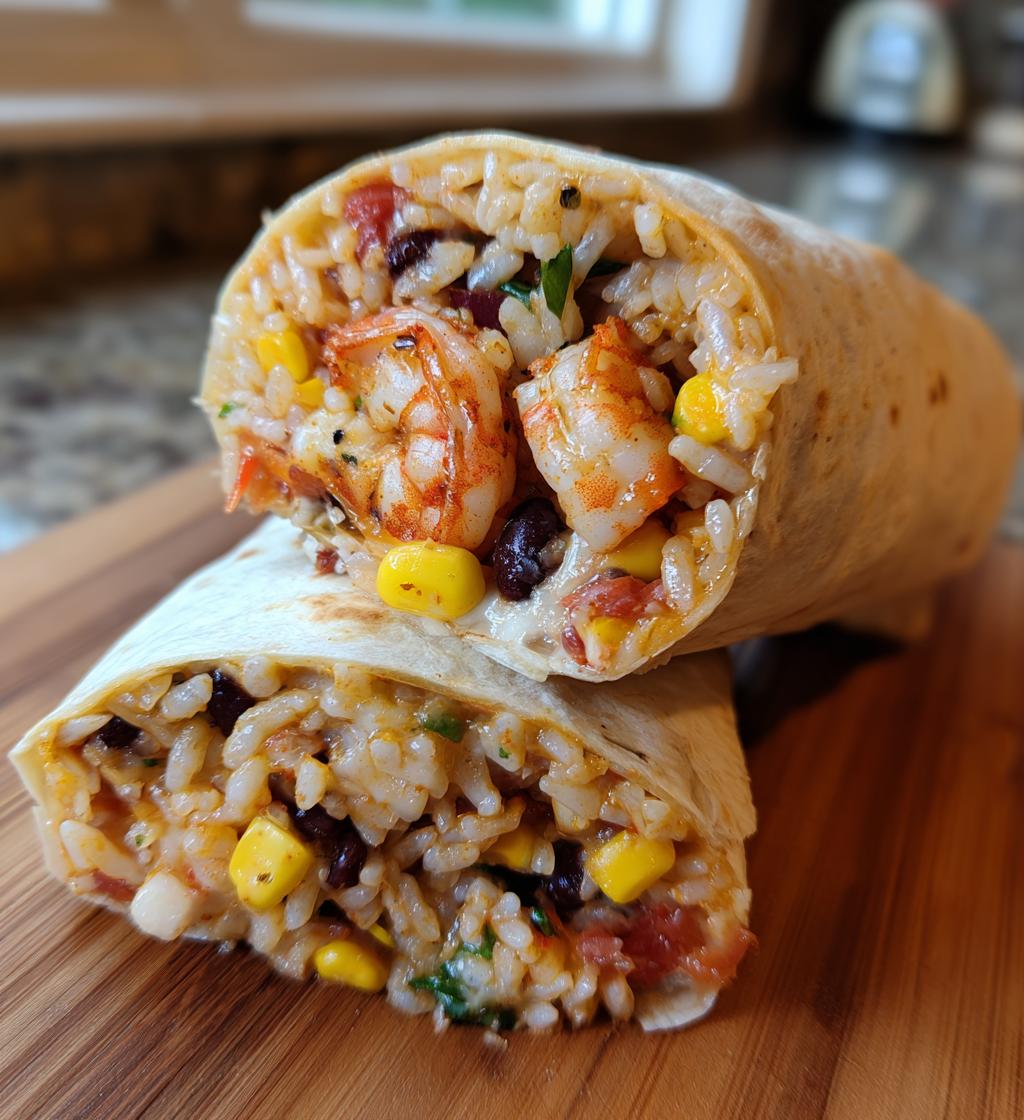 easy shrimp burrito recipe