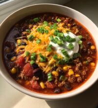 easy taco soup with ranch