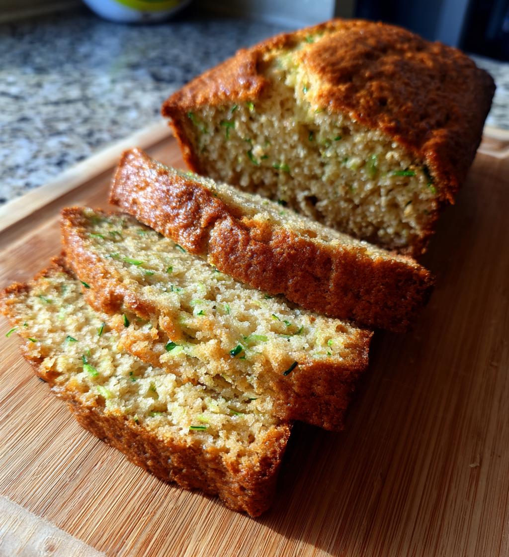 easy zucchini bread - detail 1