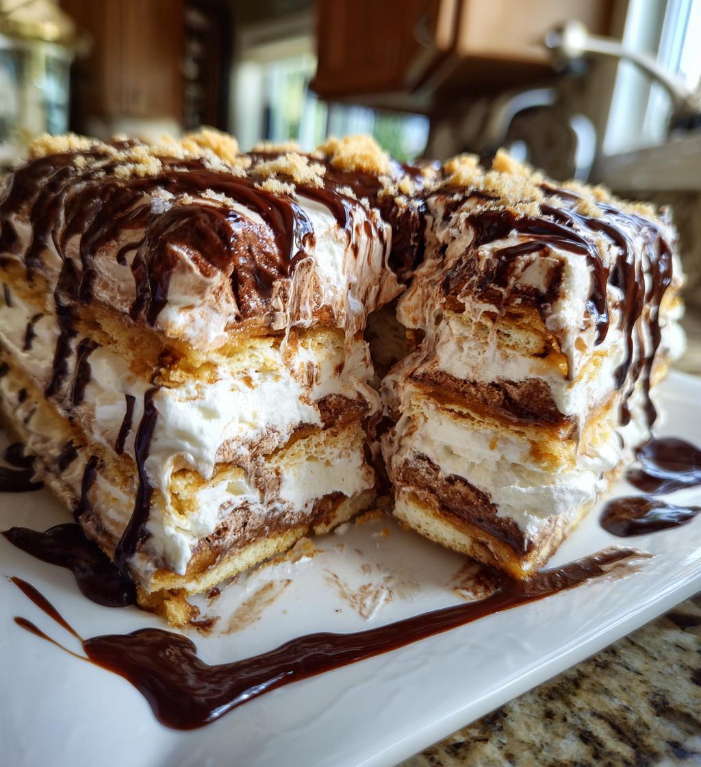 eclair ice box cake dont loose this recipe its a hiiit - detail 1
