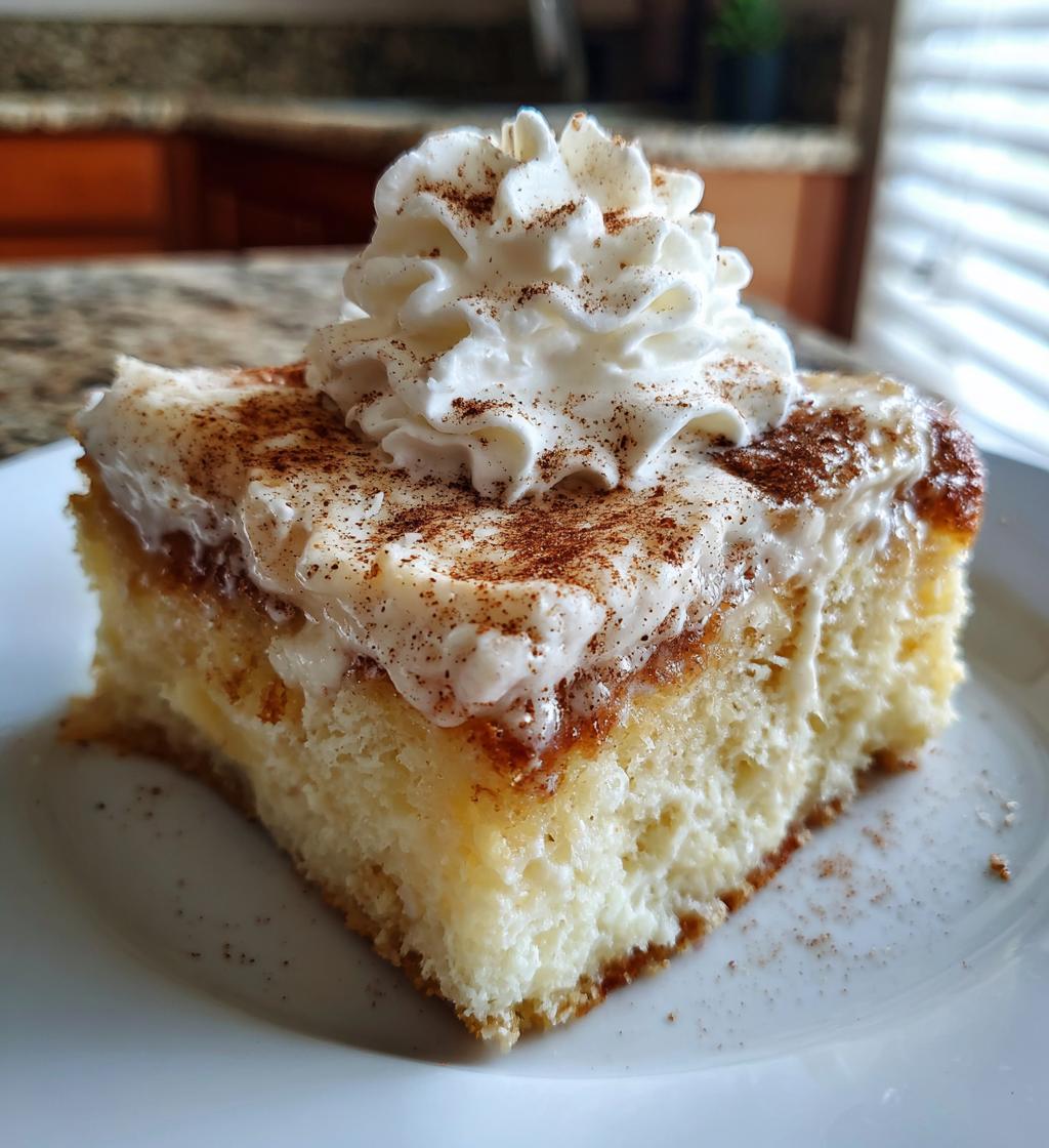 eggnog poke cake
