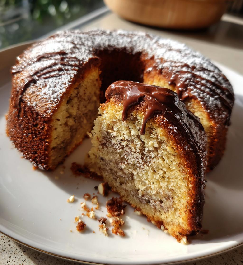 egyptian hazelnut cake - detail 1