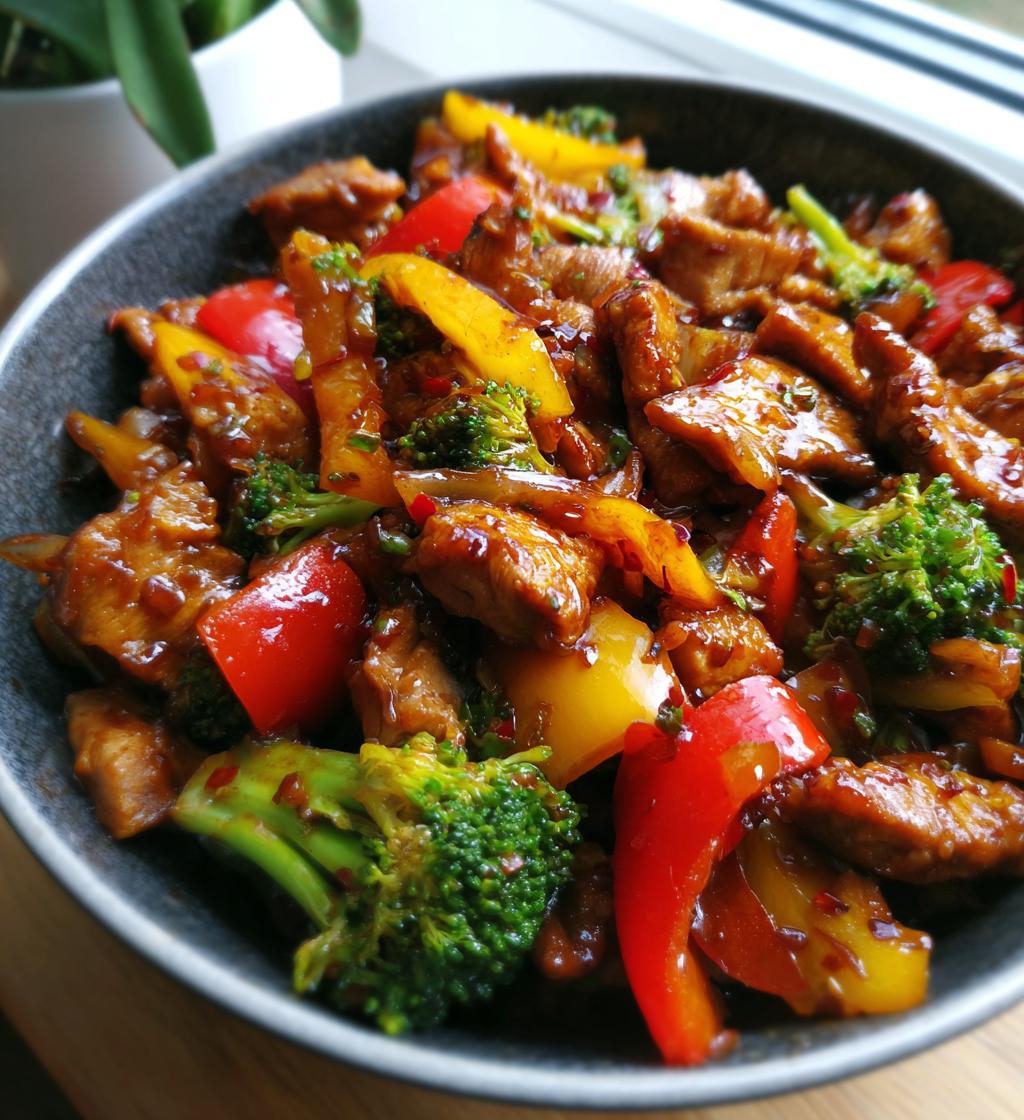 firecracker chicken stir fry