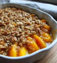 fresh apricot crisp