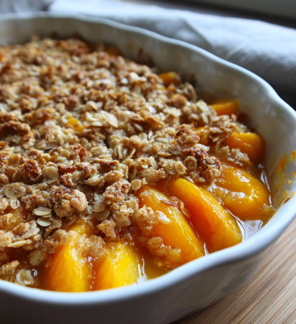 fresh apricot crisp