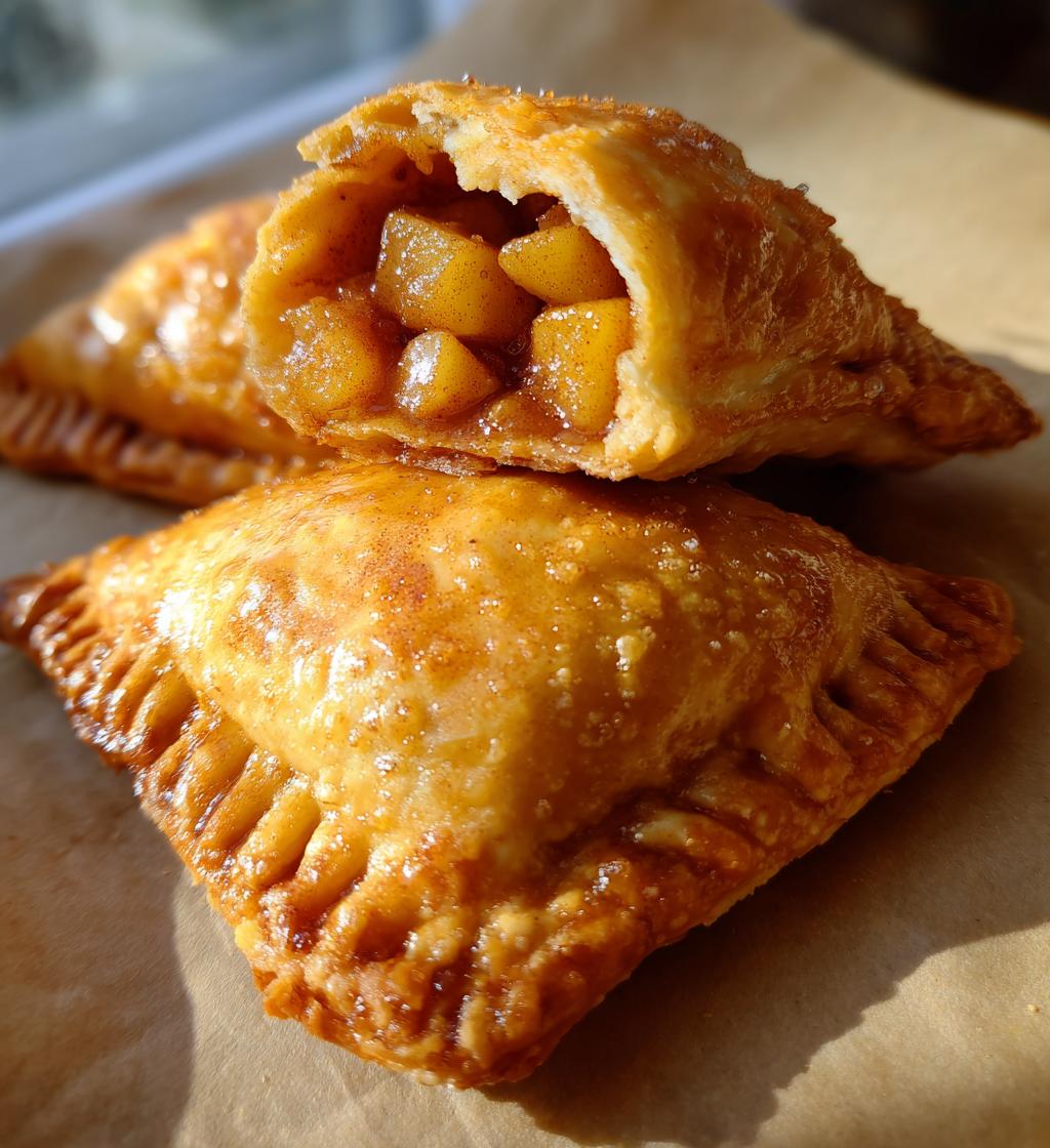 fried apple or peach pies - detail 1