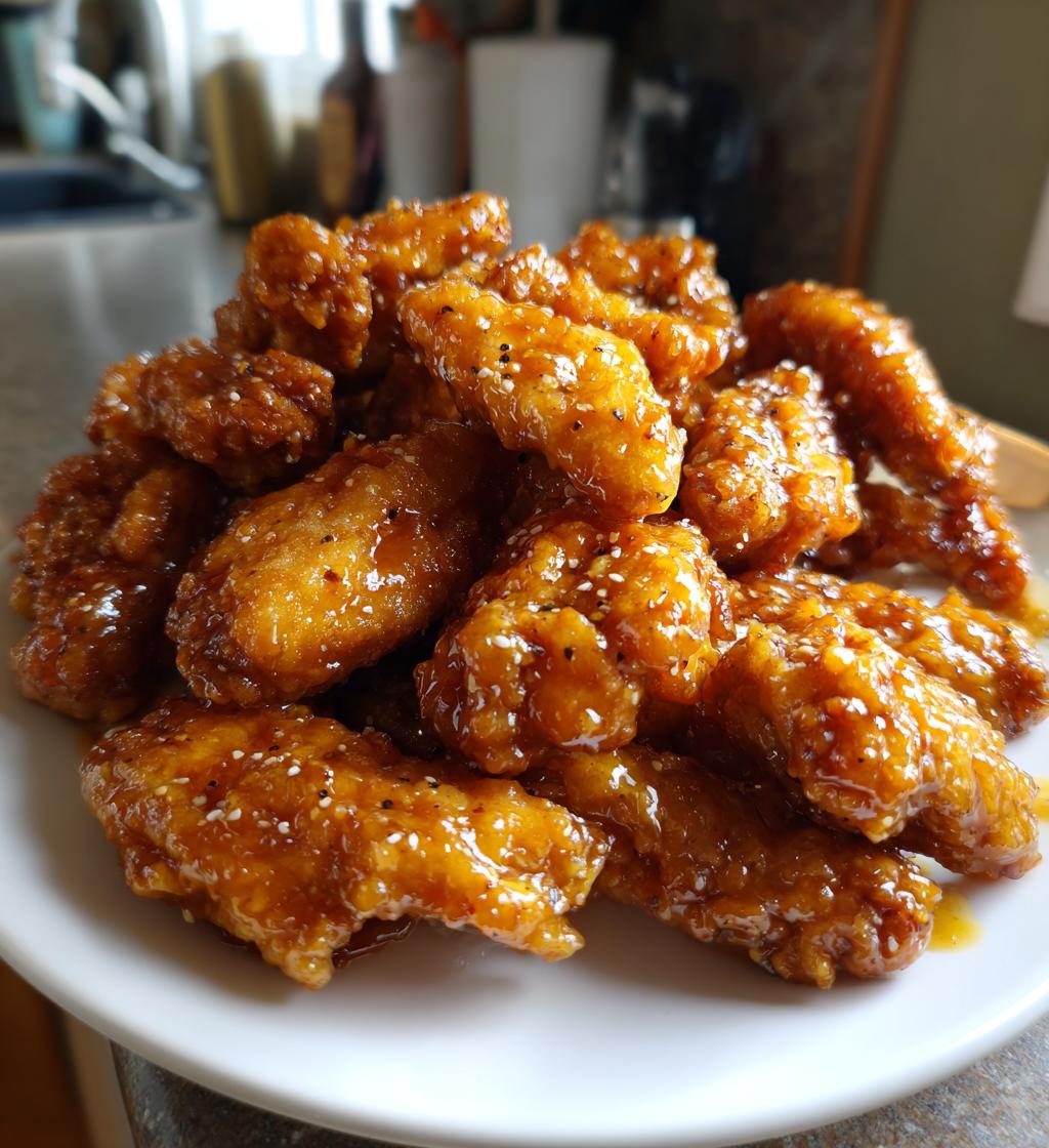 fried wing flats drizzled with honey lemon pepper
