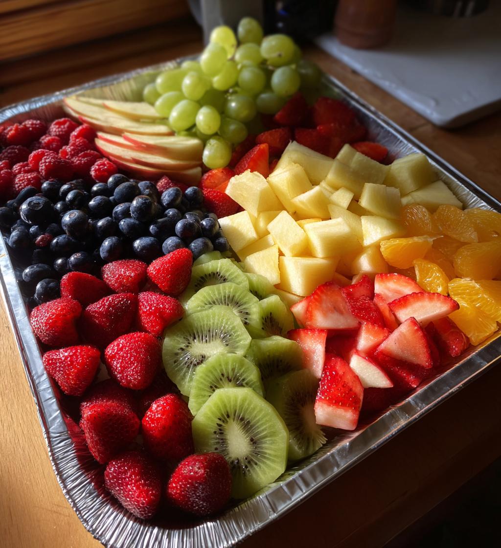 fruit tray for thanksgiving