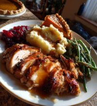 garage thanksgiving dinner