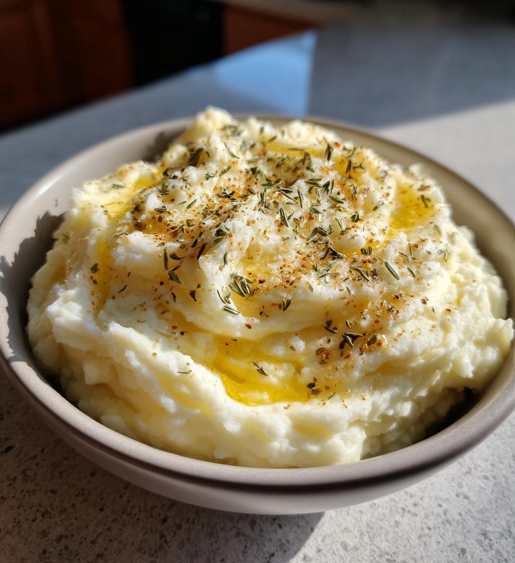 garlic parmesan mashed potatoes