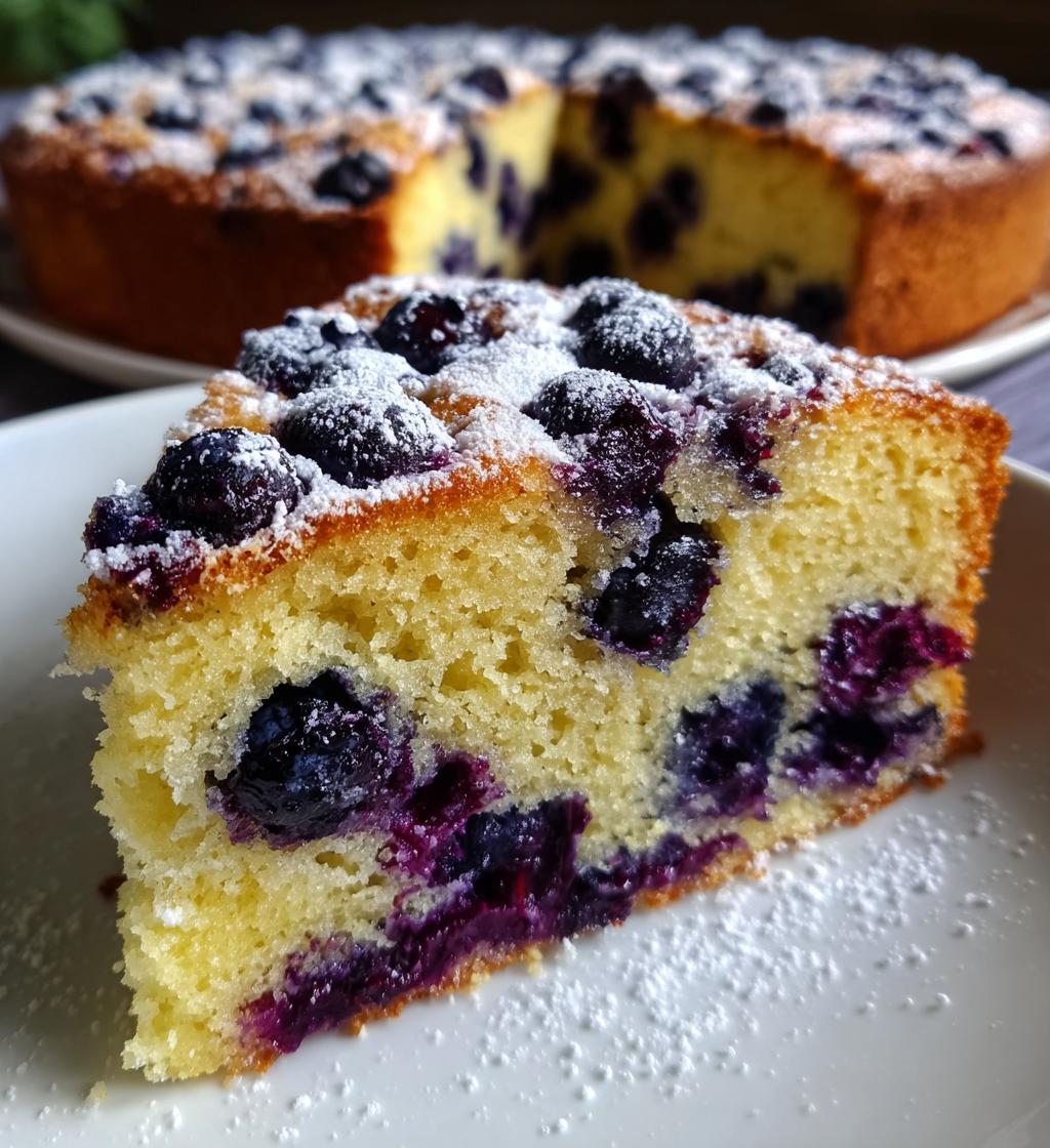 german blueberry cake