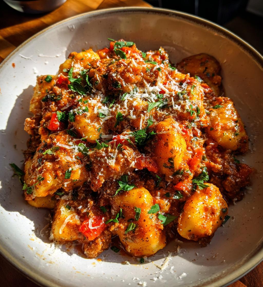 gnocchi bolognese