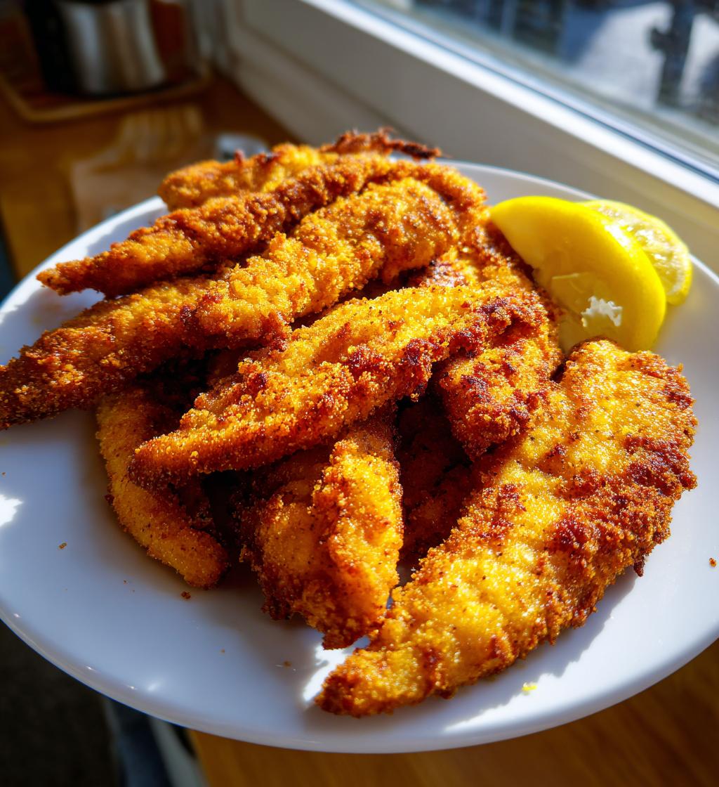 golden fried catfish