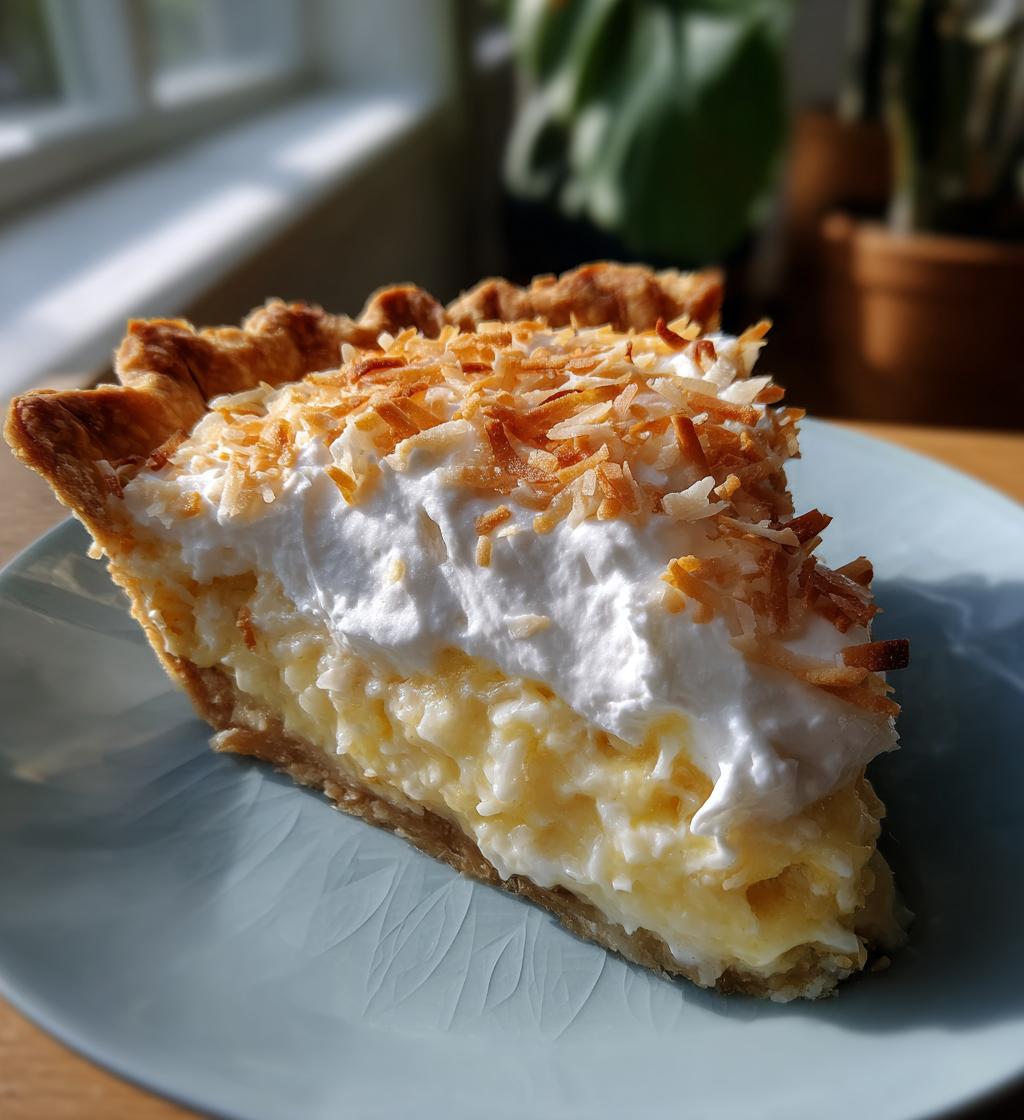 grandmas coconut cream pie