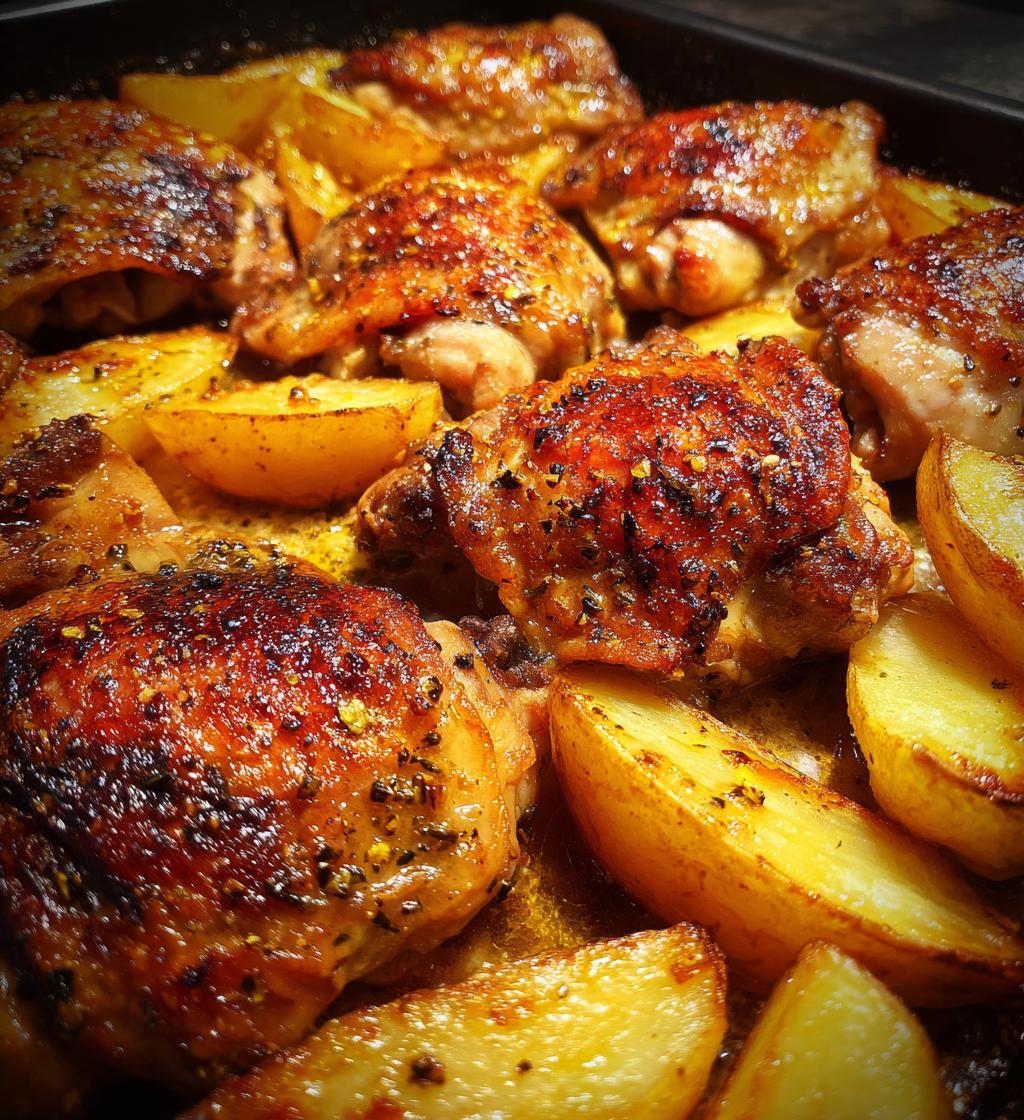 greek lemon chicken and potatoes recipe