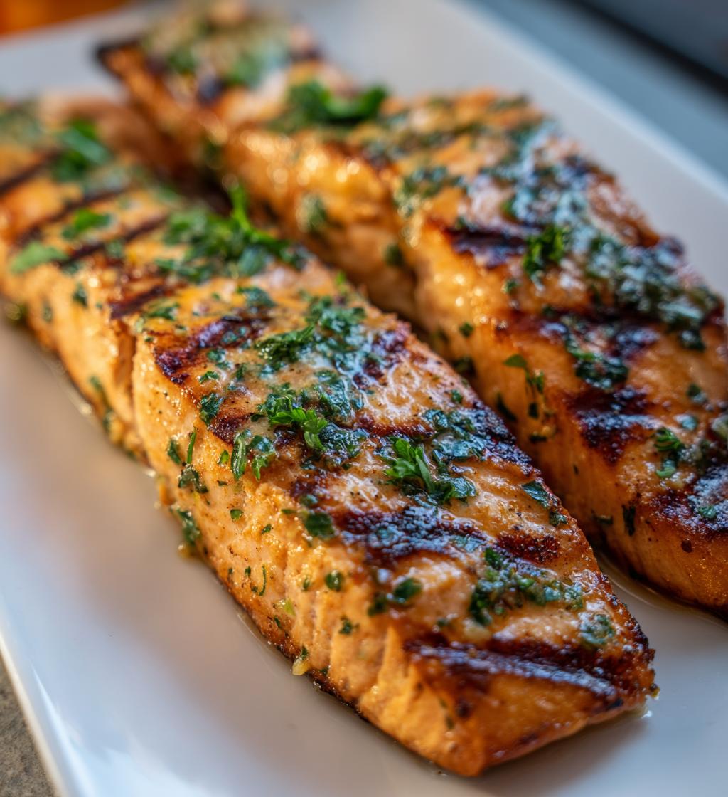 grilled salmon with dijon mustard sauce