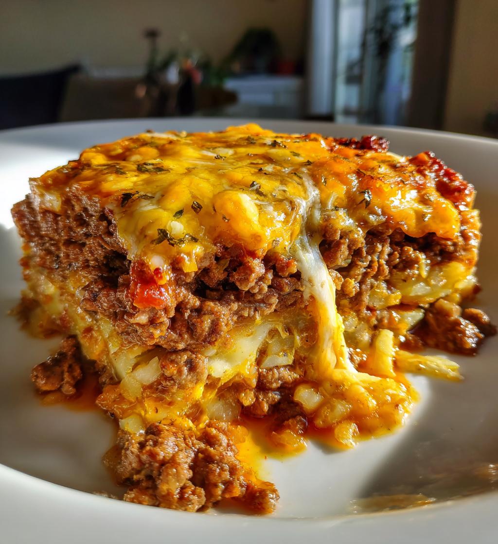 hamburger potato casserole
