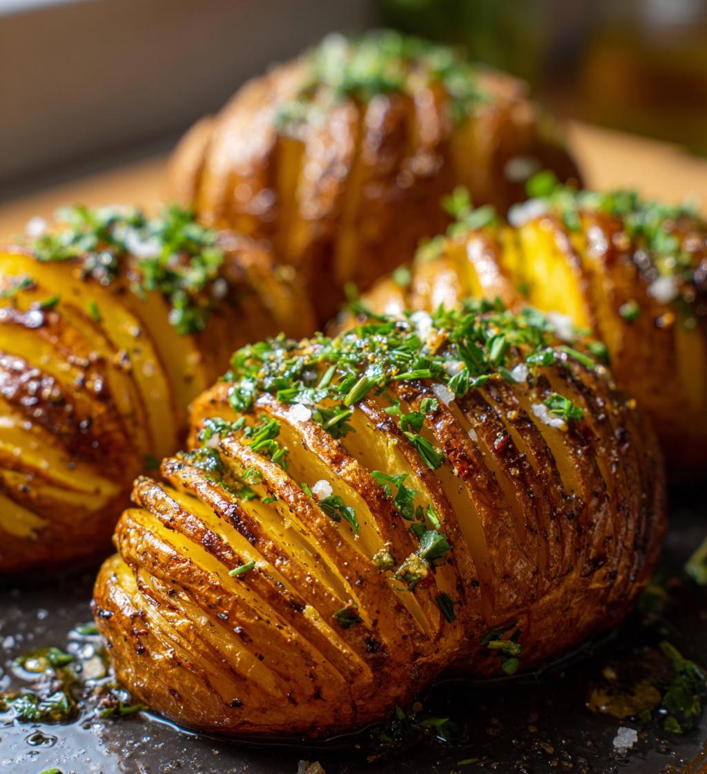 hasselback potatoes recipe