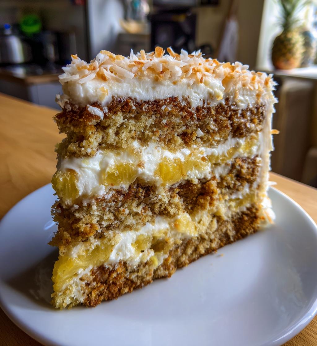 hawaiian wedding cake with whipped cream cheese frosting