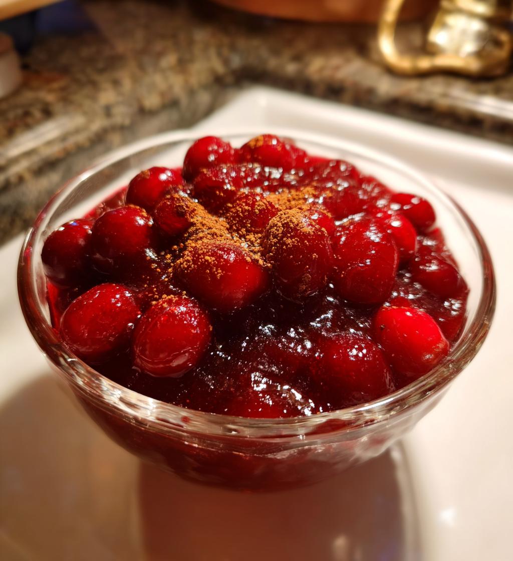 homemade cranberry sauce thanksgiving