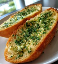 homemade garlic bread
