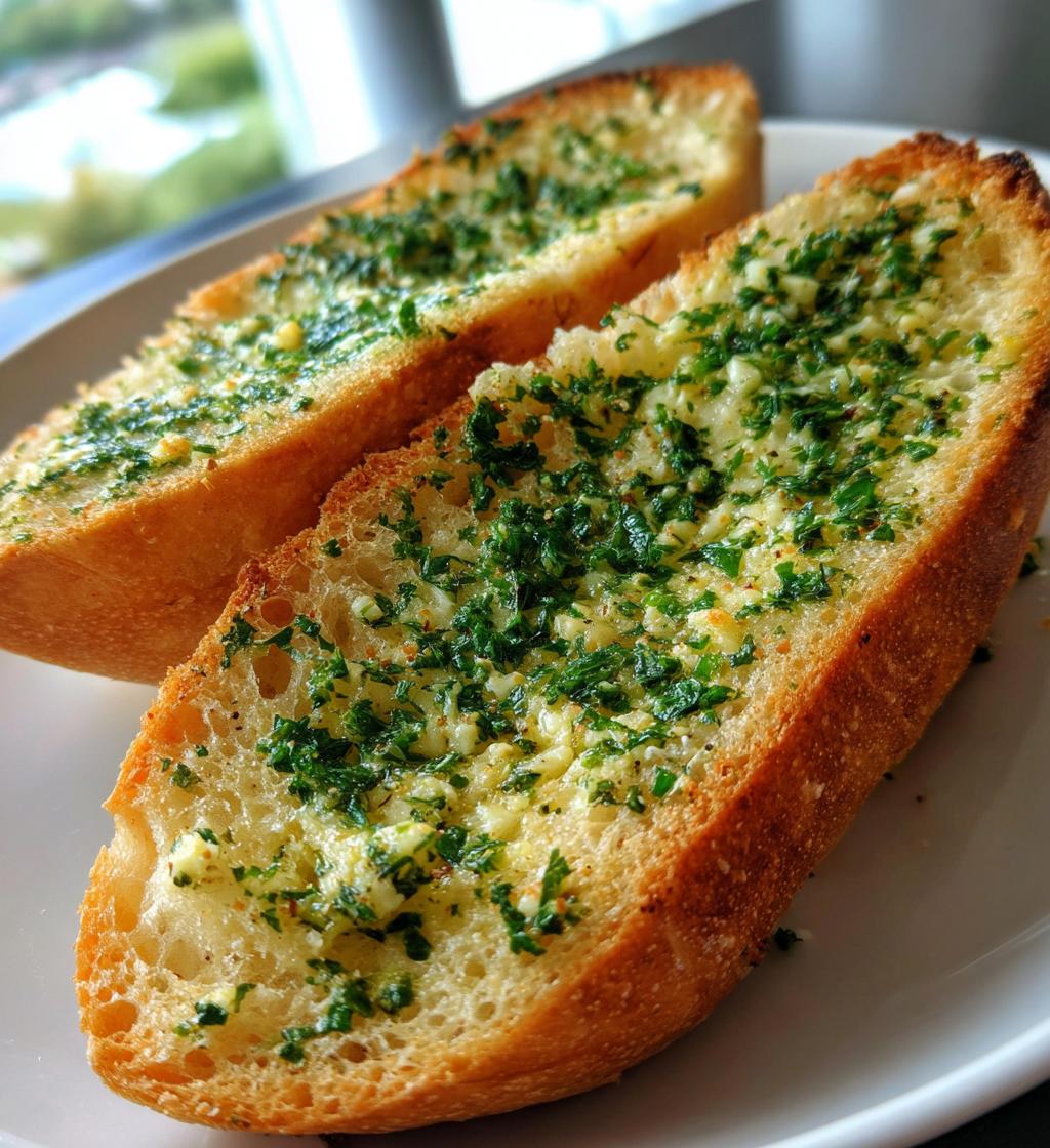 homemade garlic bread