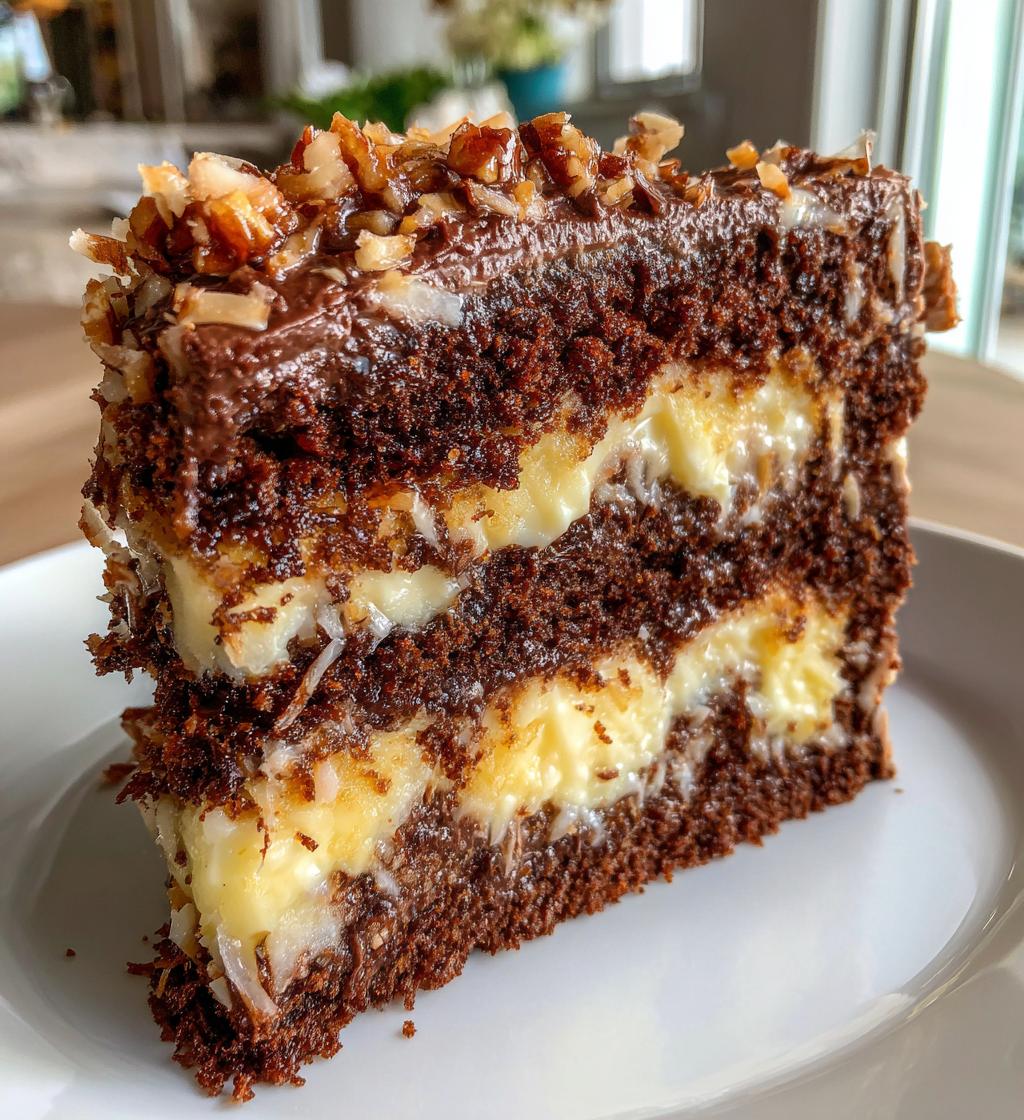 homemade german chocolate cake