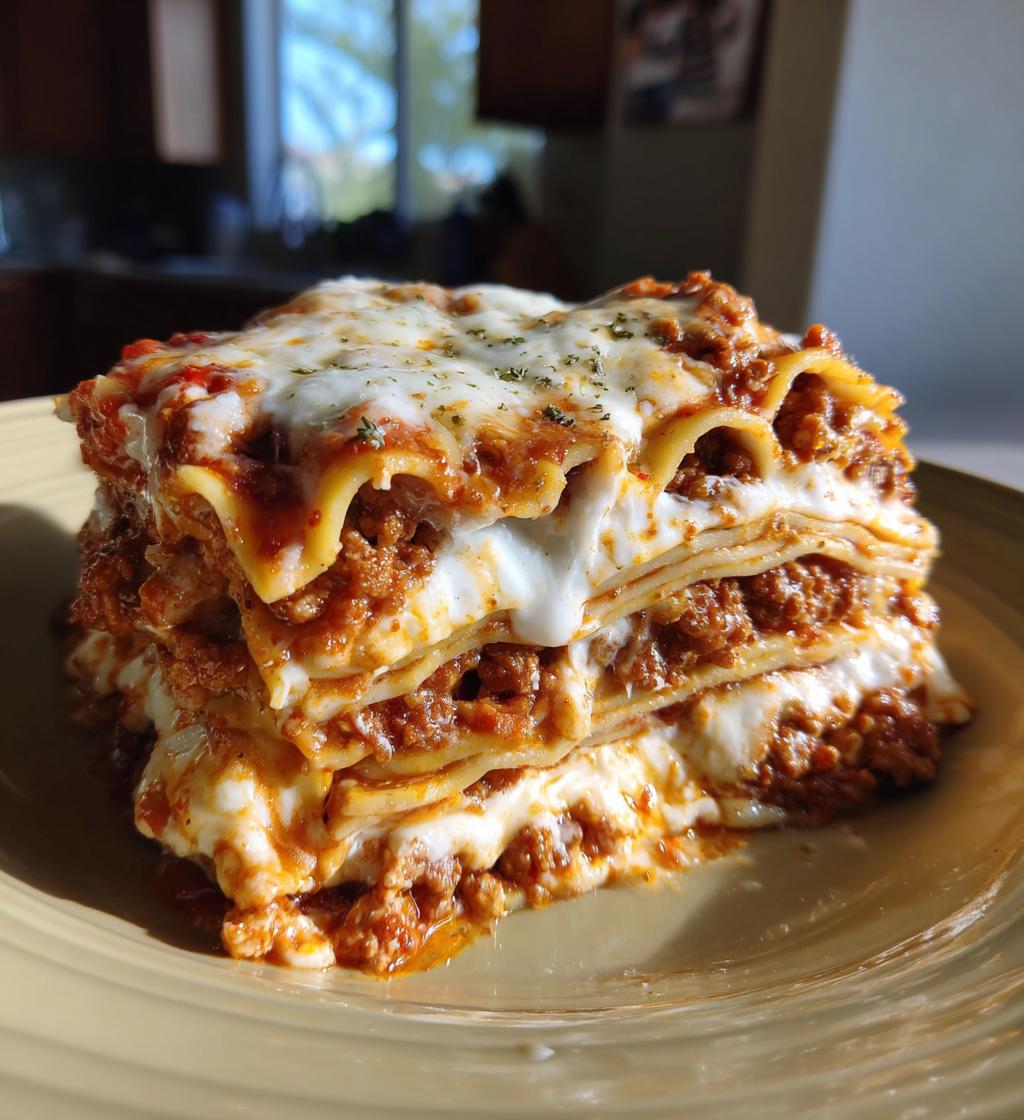 homemade lasagna