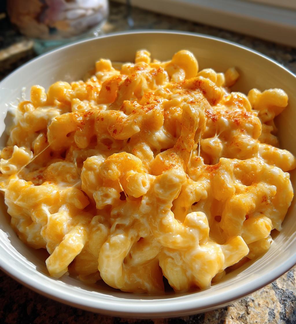 homemade mac and cheese - detail 1
