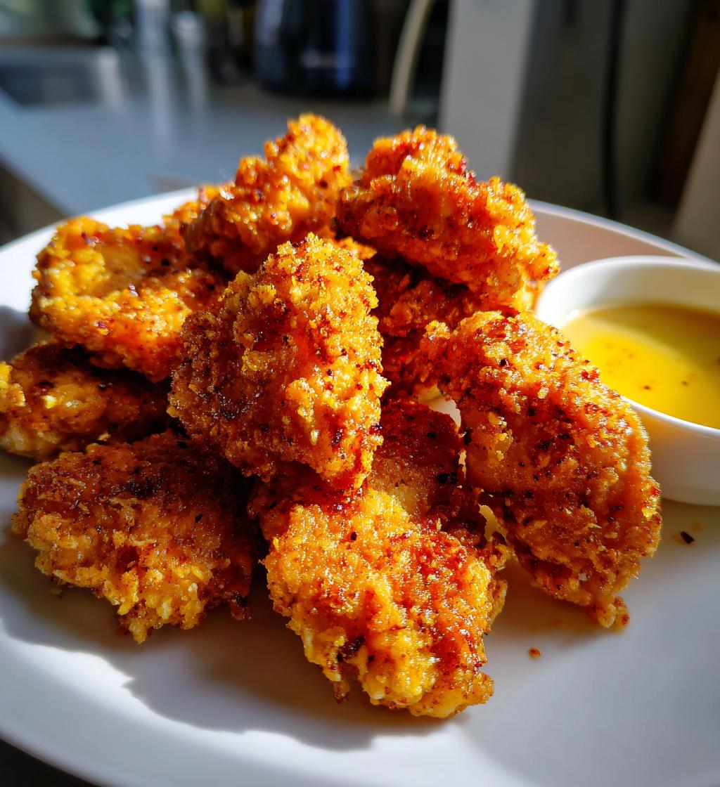homemade popcorn chicken