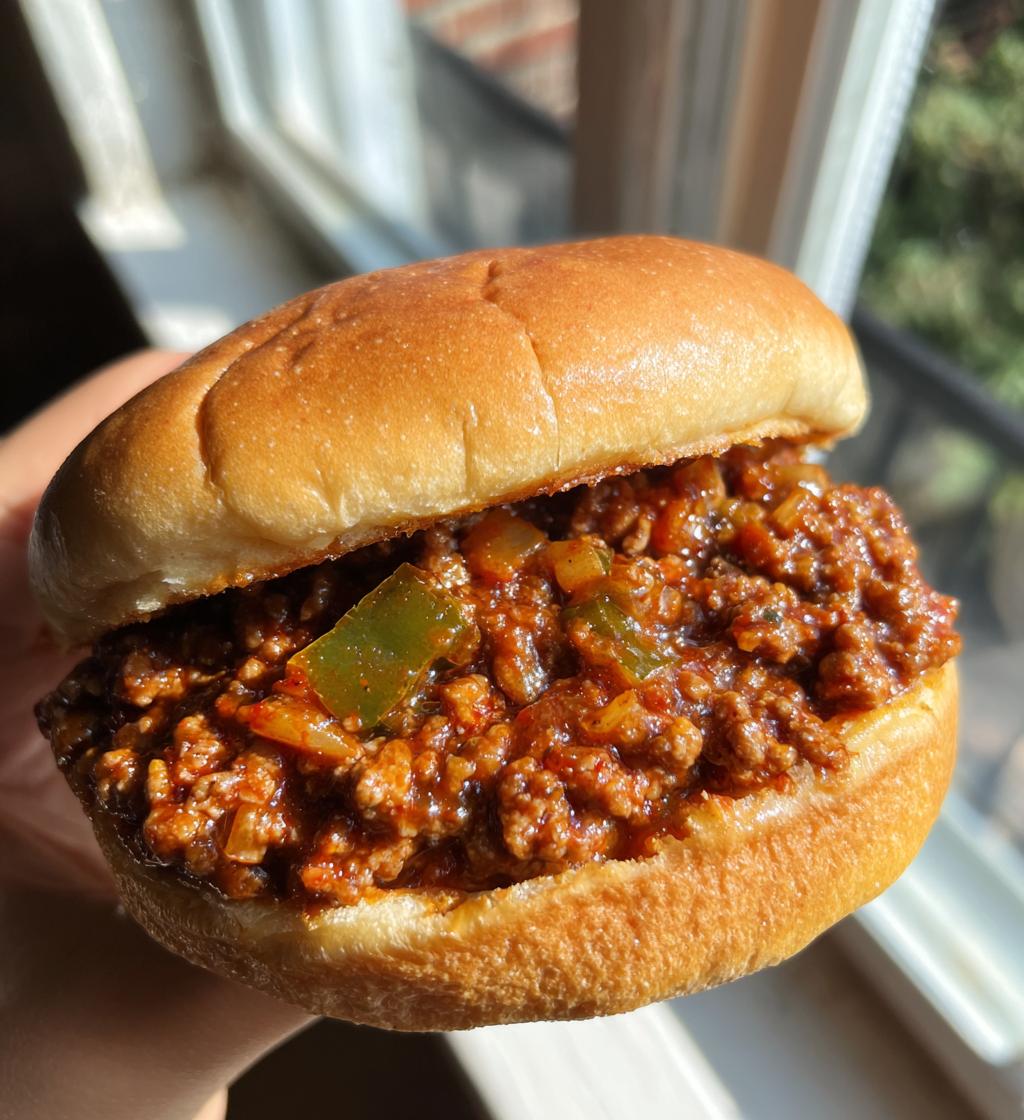 homemade sloppy joes