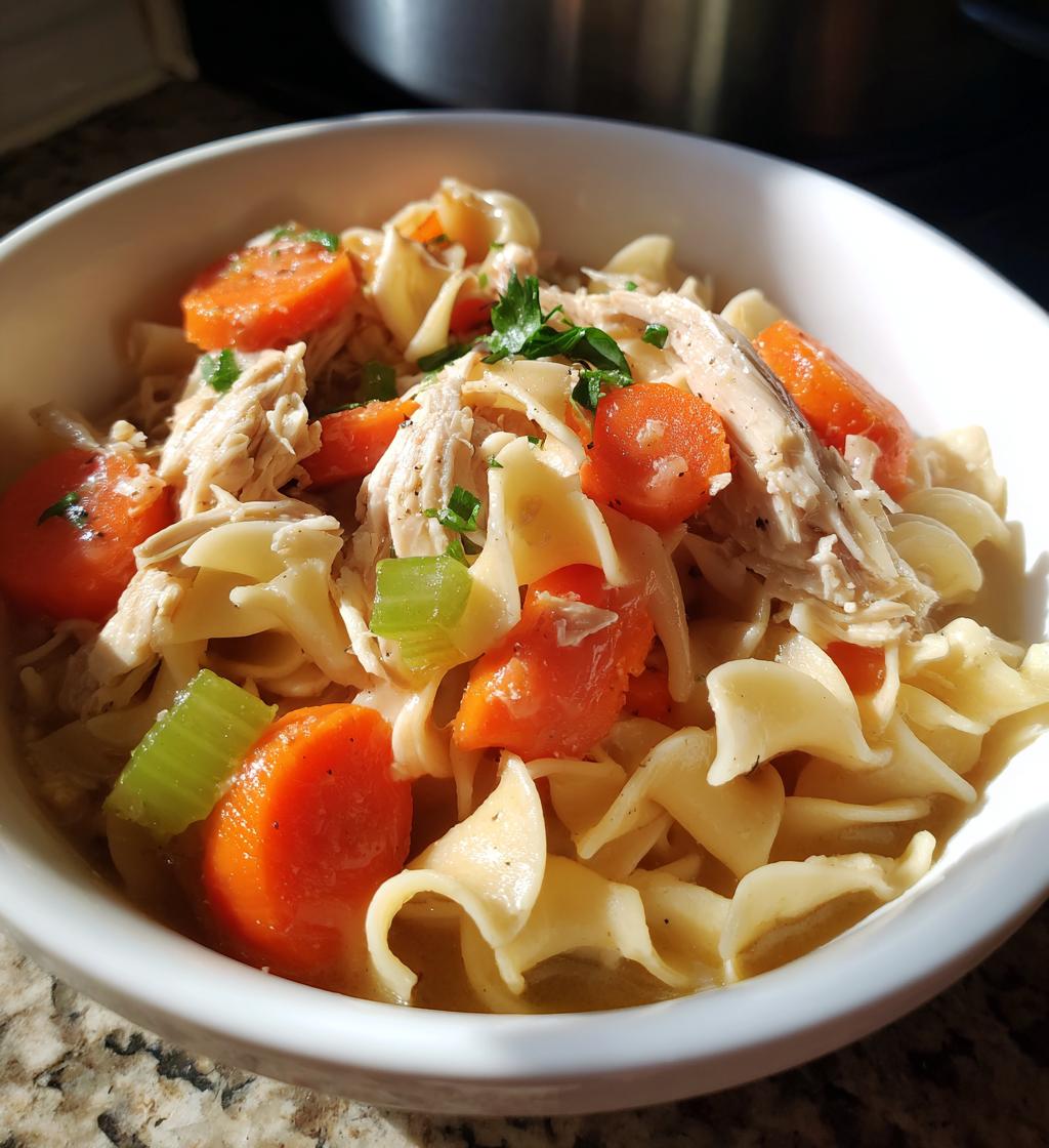 instant pot chicken noodles recipe