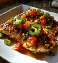 jalapeno peach chicken recipe