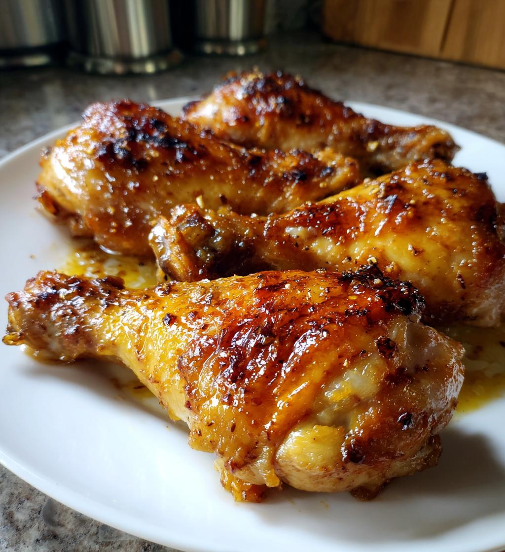 juicy baked chicken legs