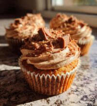 kinder bueno cupcakes
