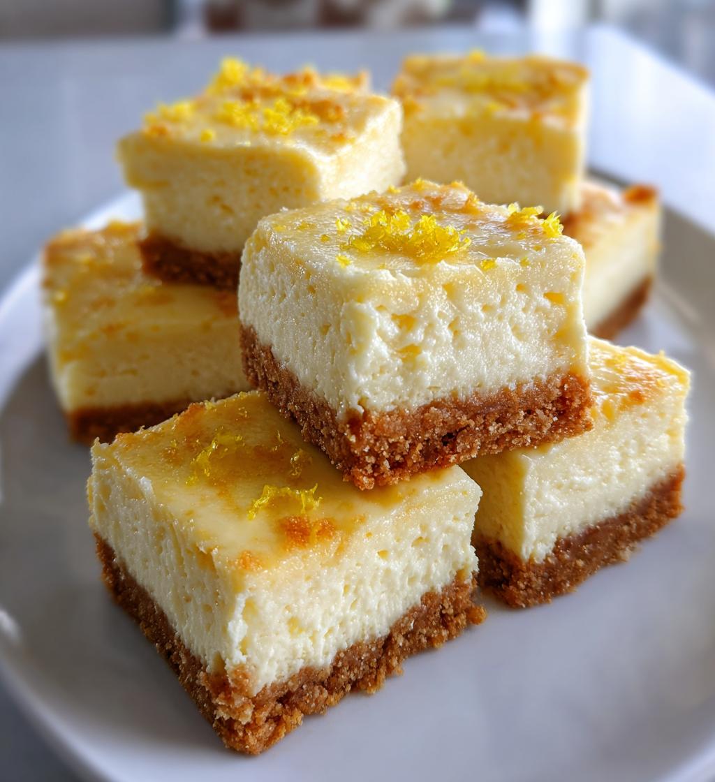 lemon cheesecake bars
