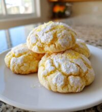lemon crinkle cookies