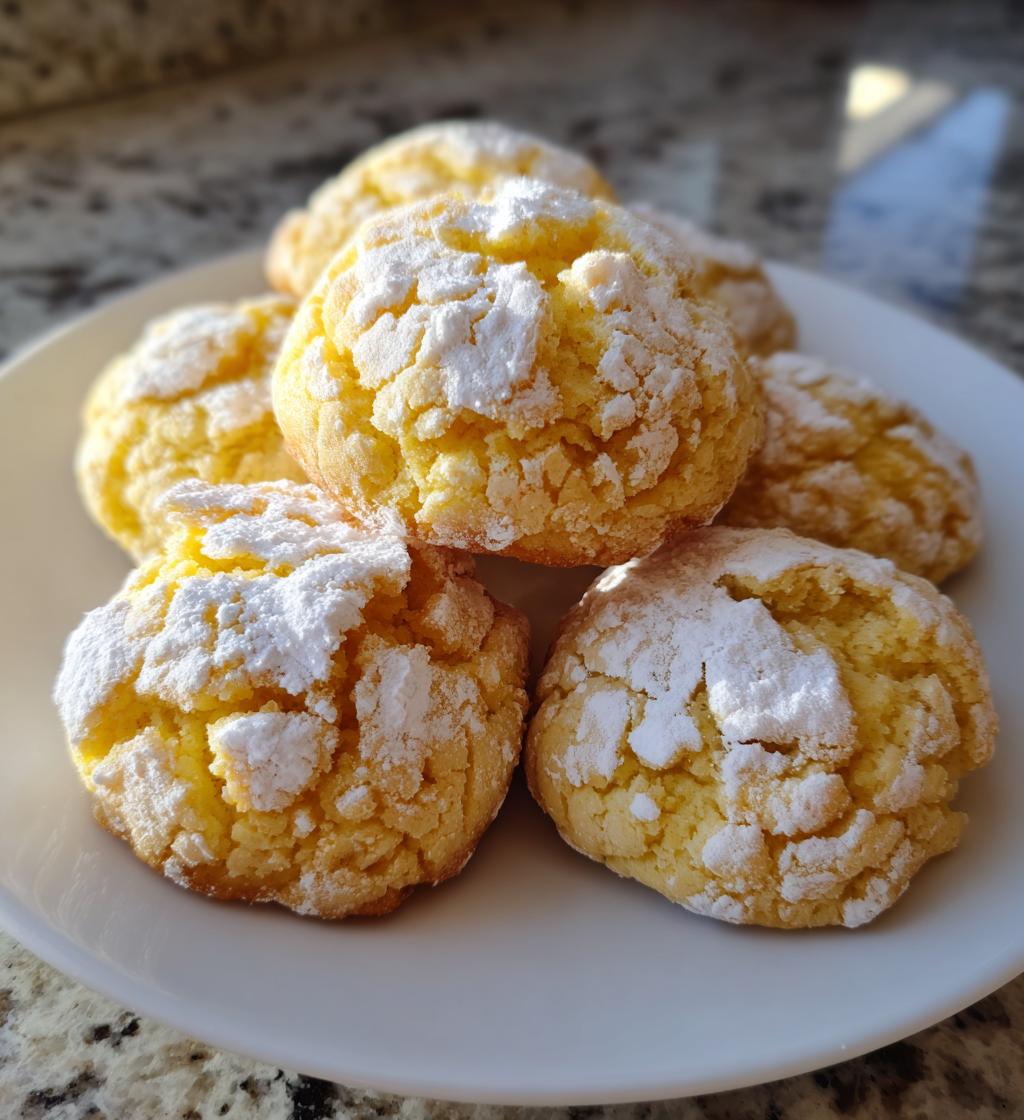 lemon gooey butter cookies