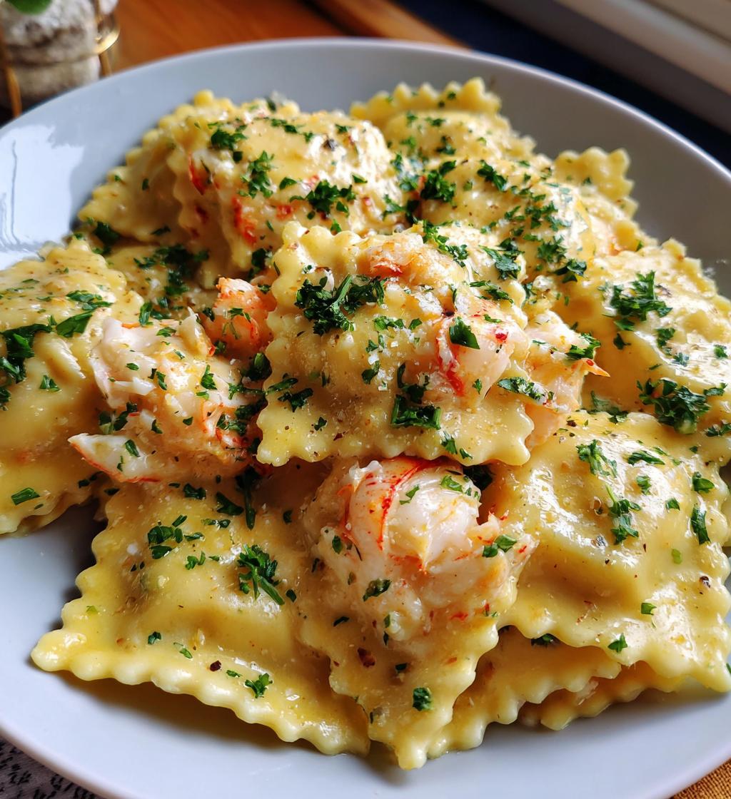 lobster ravioli with lemon butter sauce recipe