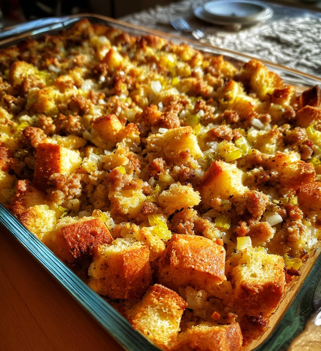 meat stuffing thanksgiving