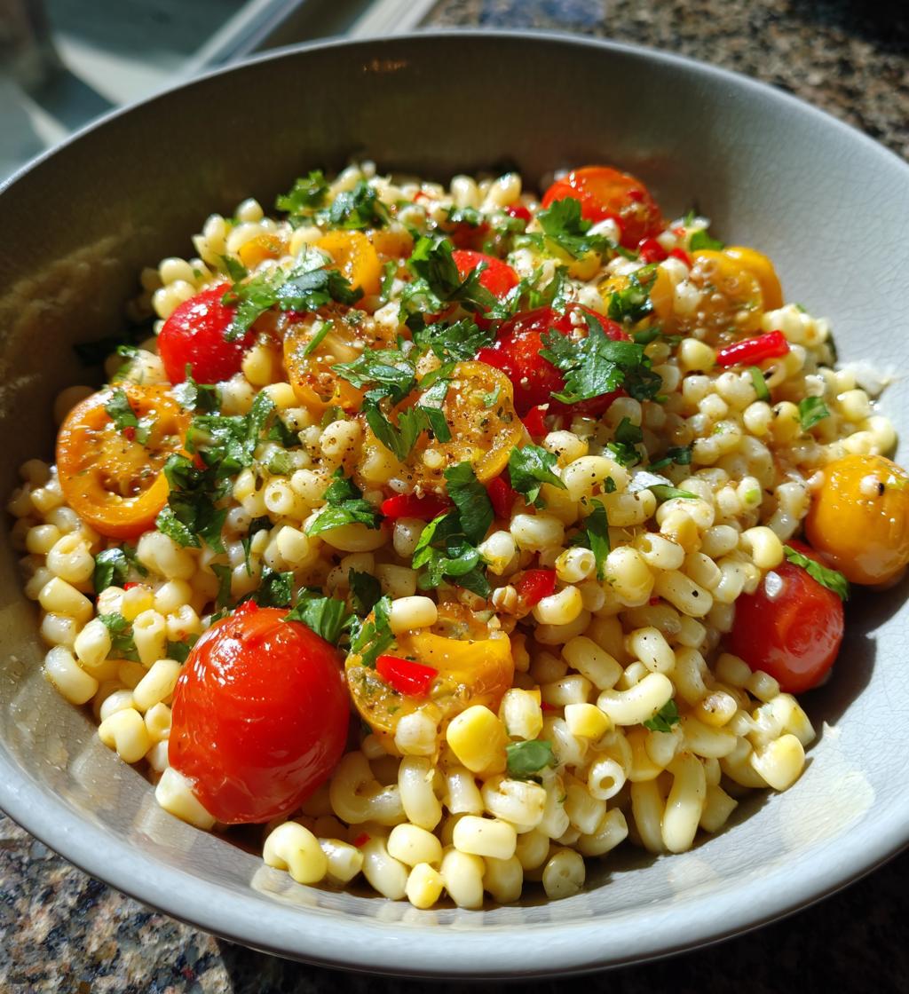 mexican corn pasta salad