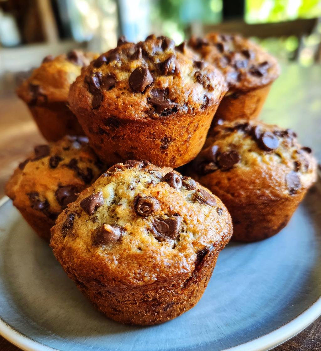 mini chocolate chip muffins