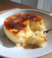 moms old fashioned baked rice pudding